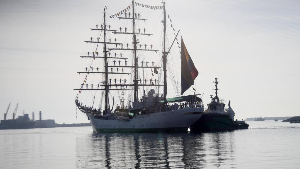 Buque Escuela ARC Gloria de la Armada de Colombia atraca en Guatemala | Omar Solís/EU