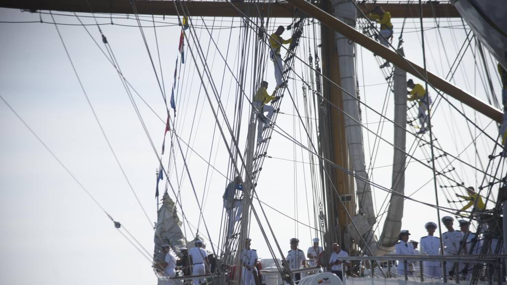 Buque Escuela ARC Gloria de la Armada de Colombia atraca en Guatemala | Omar Solís/EU