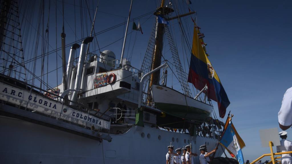 Buque Escuela ARC Gloria de la Armada de Colombia atraca en Guatemala | Omar Solís/EU
