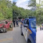 Un picop volcó en Camotán, Chiquimula. ,Medios locales