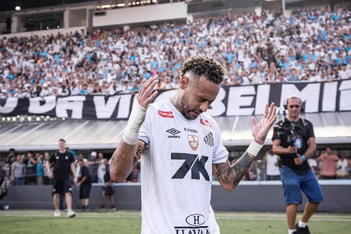 Neymar agradece a Dios tras lograr la salvación con el Santos FC - X @neymarjr