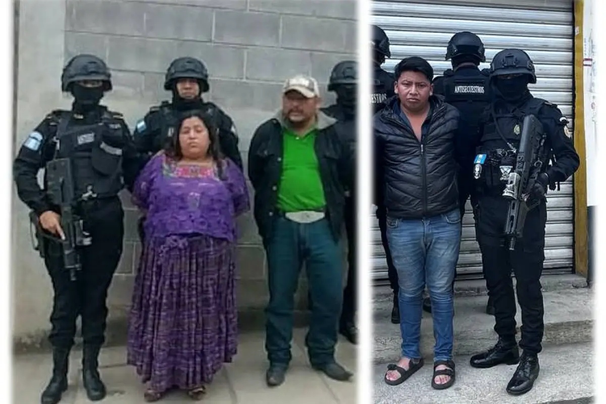 Presuntos integrantes de la banda de secuestradores “Los Incrueles”., PNC