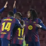 Jules Koundé marca histórico doblete en victoria del Barcelonat