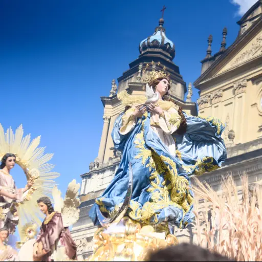 Procesión de la Santísima Virgen Inmaculada Concepción, de la Catedral Metropolitana. ,Omar Solís/Emisoras Unidas