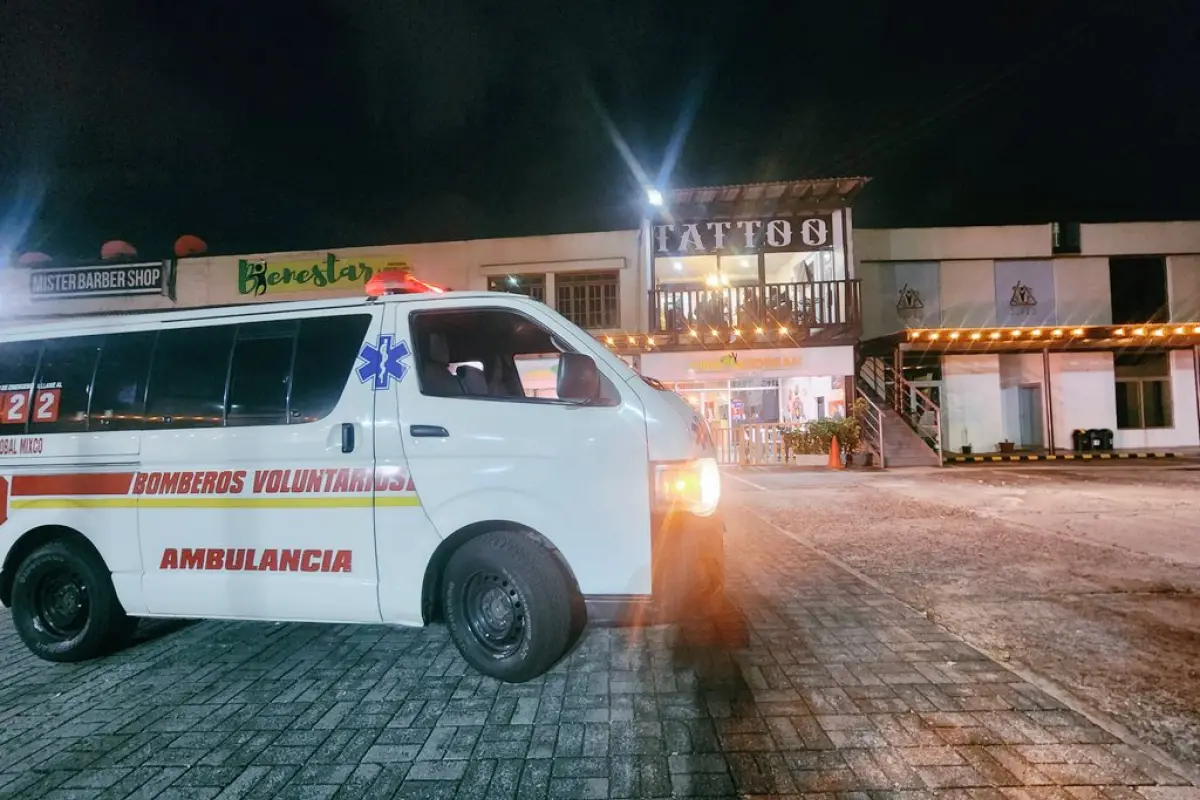 Bomberos acudieron a un estudio de tatuajes en San Cristóbal., Foto CVB