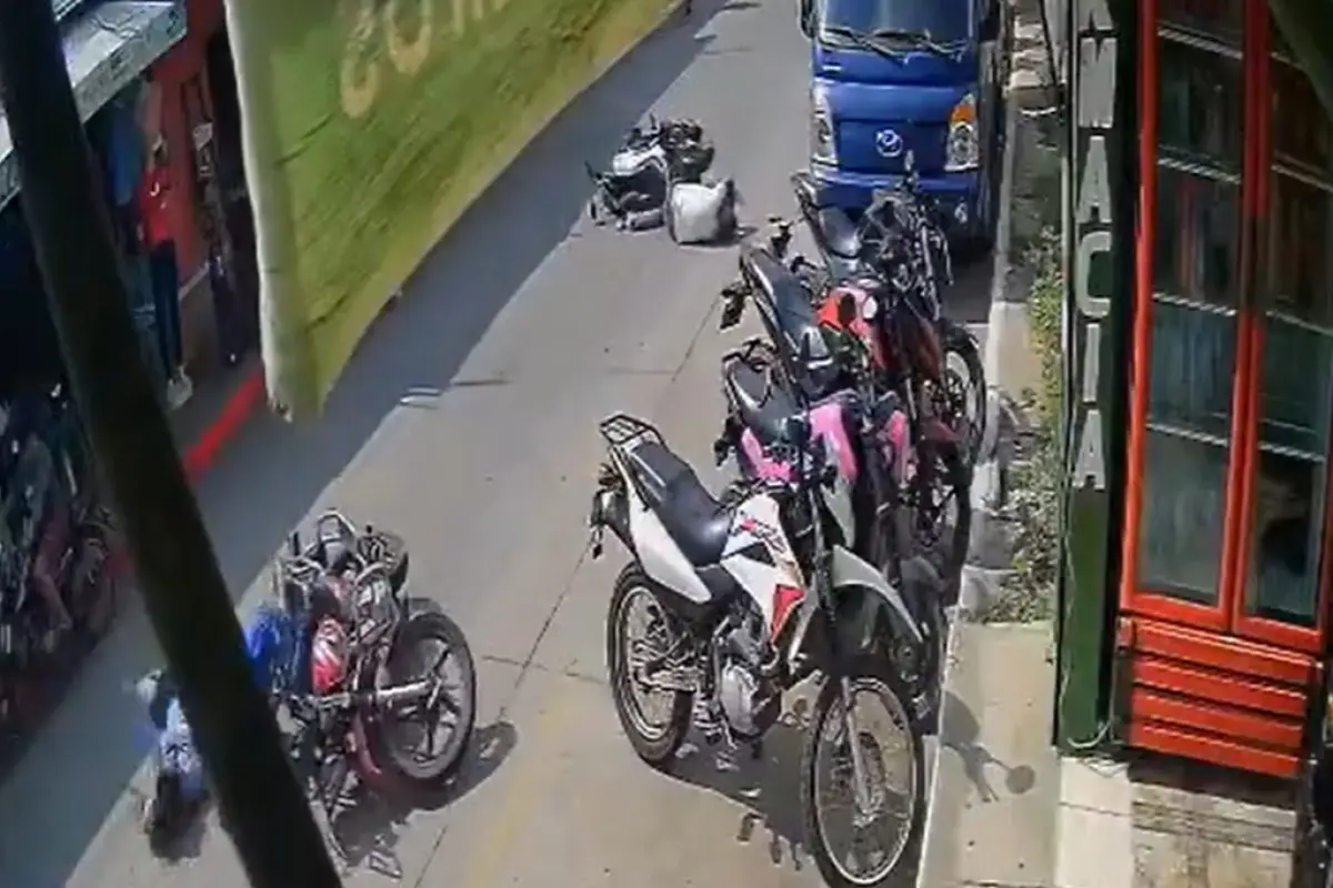 Accidente en Pajapita, San Marcos. , Captura de pantalla video X.