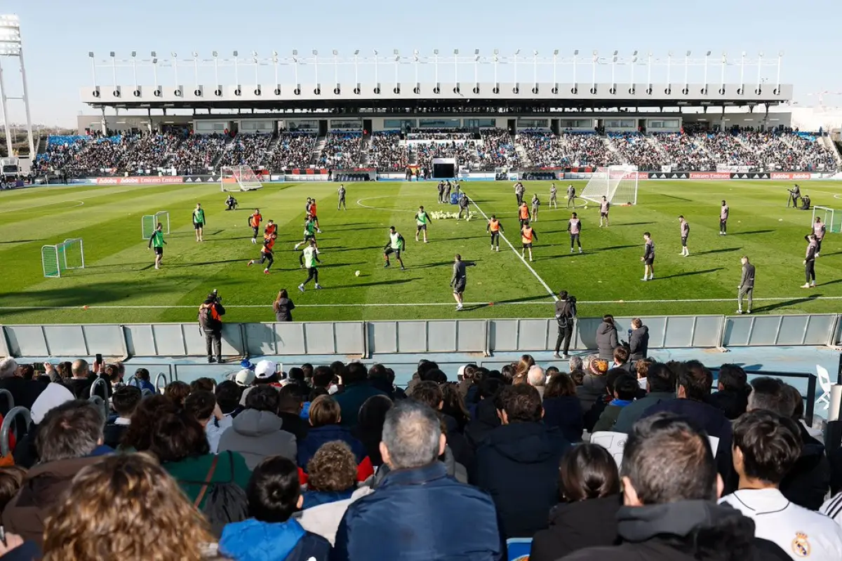 Entreno del Real Madrid en el Estadio Alfredo di Stéfano - Real Madrid C.F.
