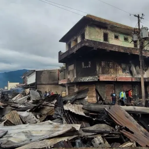 Explosión en mercado de San Pedro Sula. ,X/@proselitistahn