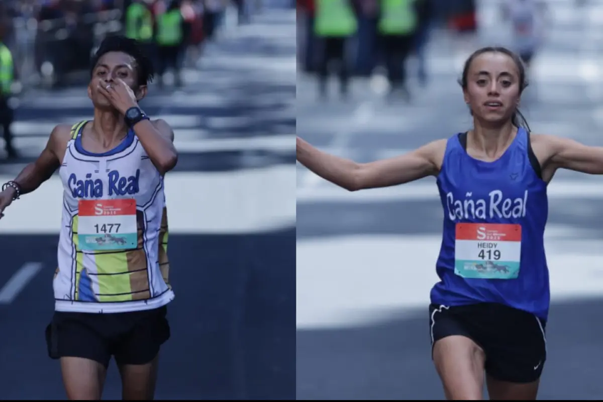 Williams Julajuj y Heidy Villegas ganan la San Silvestre 2025 - Alex Meoño