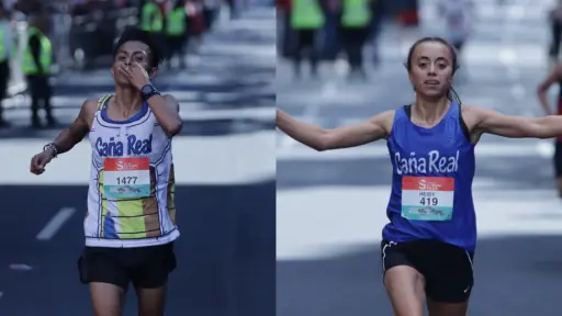 Williams Julajuj y Heidy Villegas ganan la San Silvestre 2025