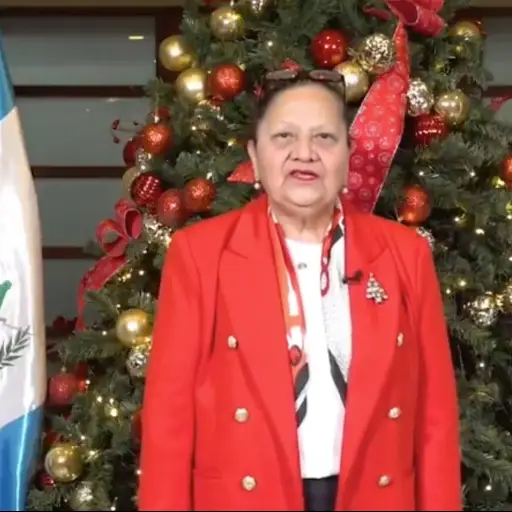 La fiscal general Consuelo Porras brindó un mensaje para celebrar el Año Nuevo. ,Ministerio Público