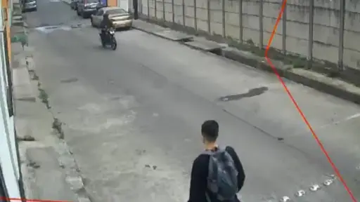 El asaltante no tuvo compasión, pese al pedido de clemencia de la víctima. ,Captura de pantalla. 