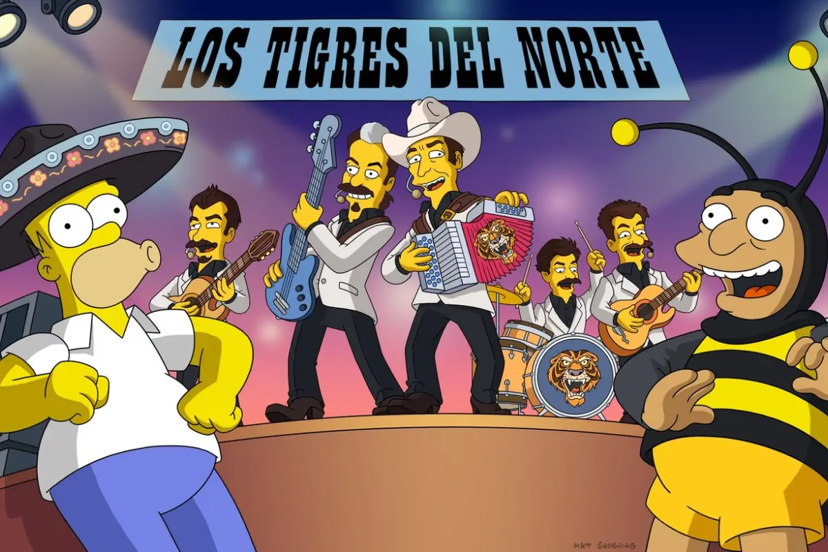 Los Simpson - Los Tigres del Norte, Redes sociales