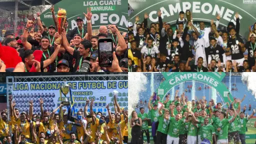 Municipal, Comunicaciones y Guastatoya son los únicos bicampeones de torneos cortos 