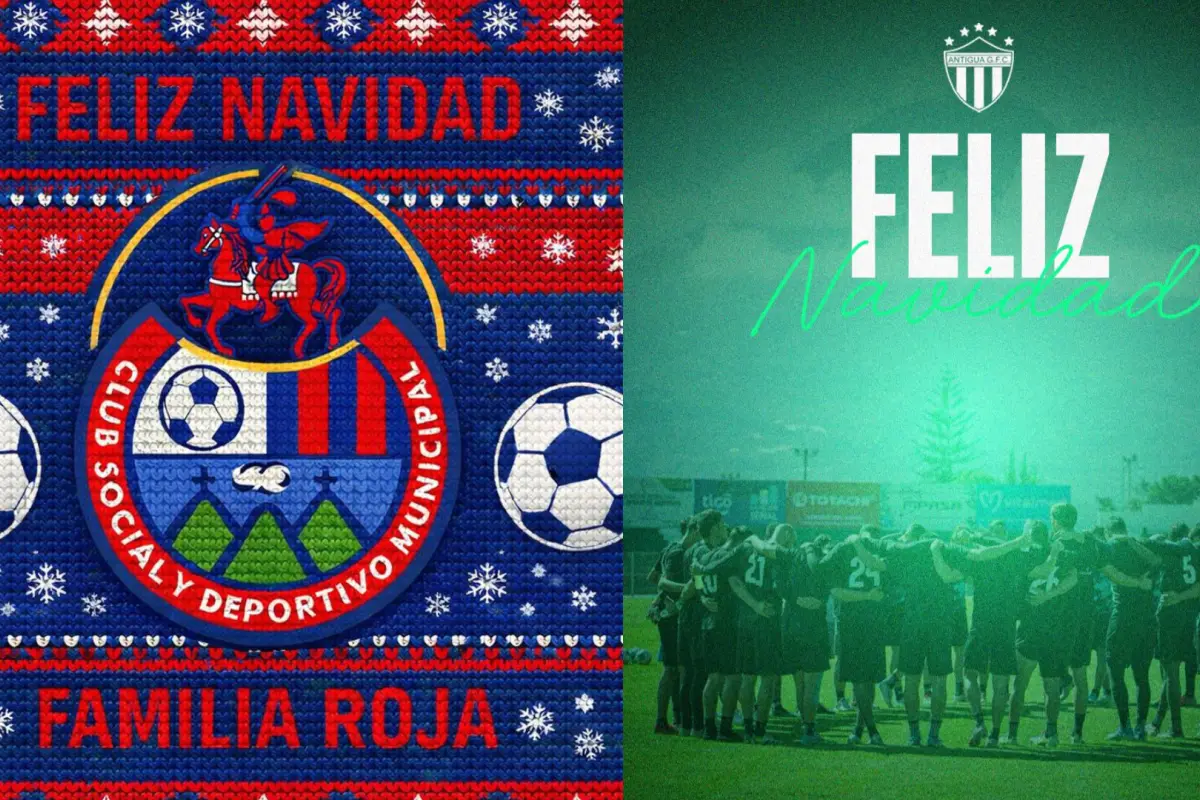 Mensaje navideño de equipos de Liga Nacional 