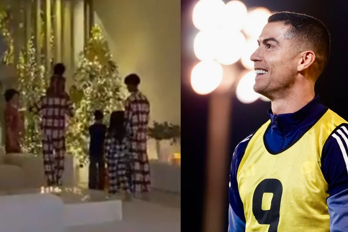 Cristiano compartió con su familia las fiestas de Nochebuena y Navidad 