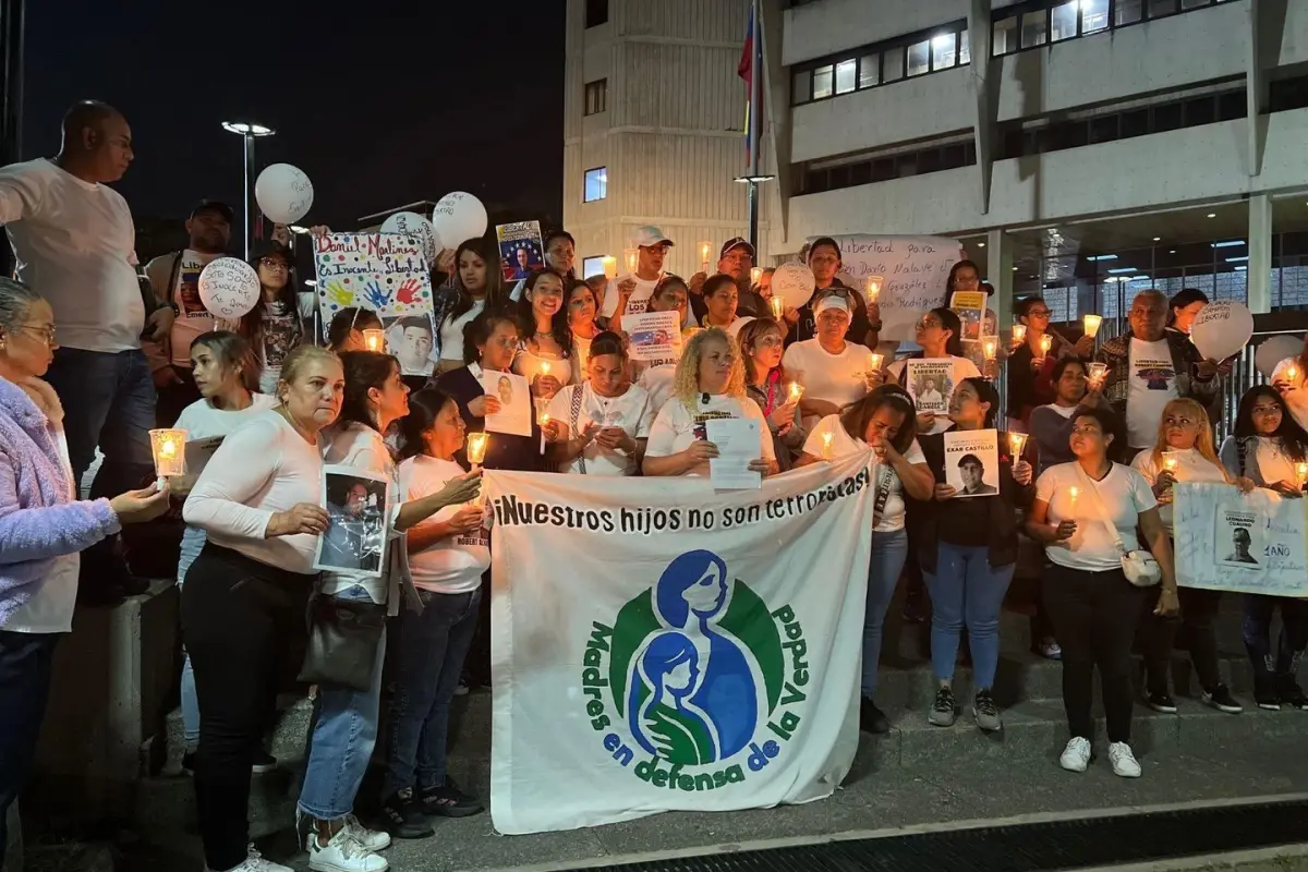 Familiares de los venezolanos encarcelados pidieron que todos los presos políticos salgan de la cárcel., Colectivo Madres en Defensa de la Verdad de Venezuela