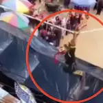 Video capta el impactante accidente de un danzante del Baile de los Monos en Huitán, Quetzaltenango t