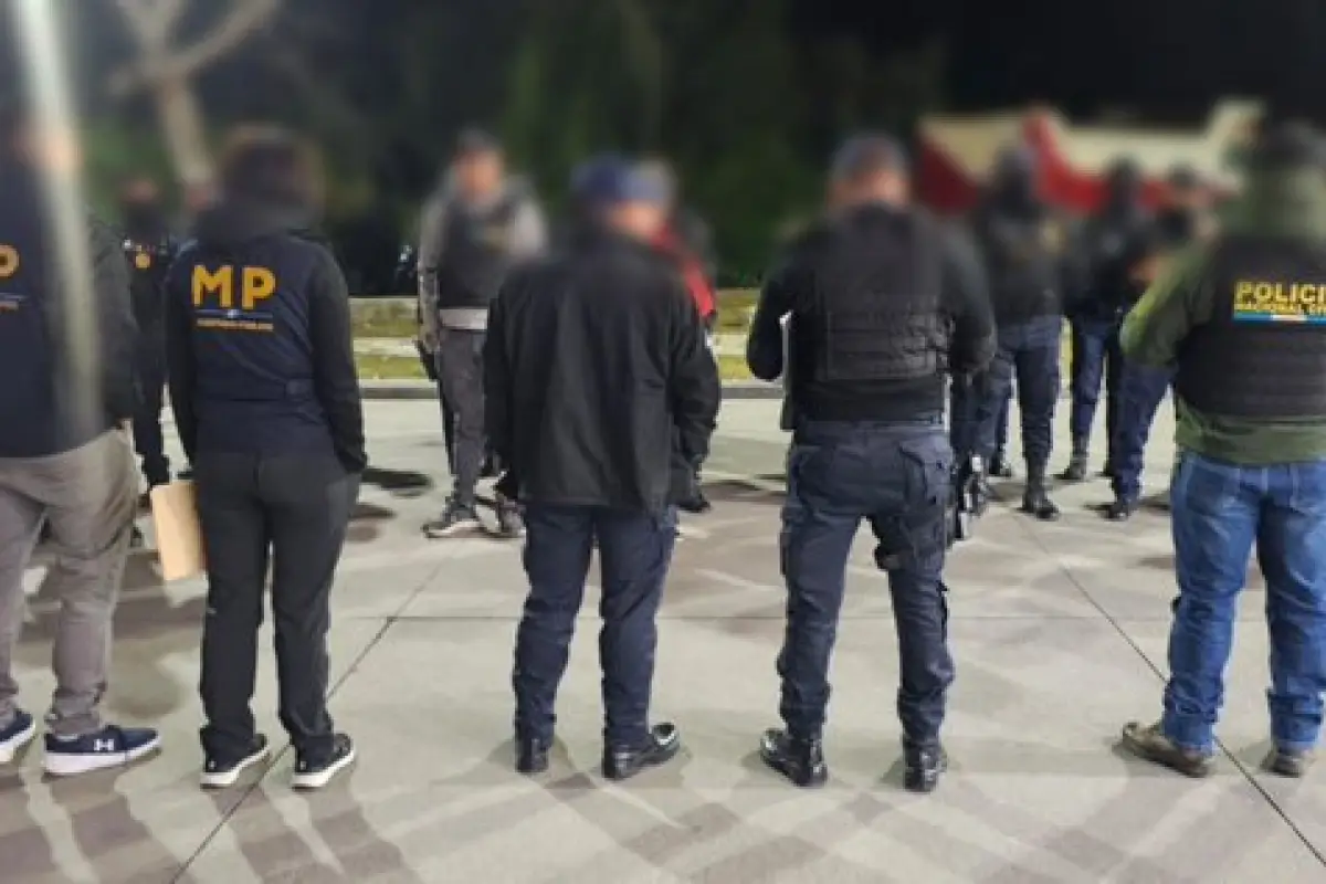 Los operativos del MP se ejecutaron desde muy temprano, este lunes., Ministerio Público.