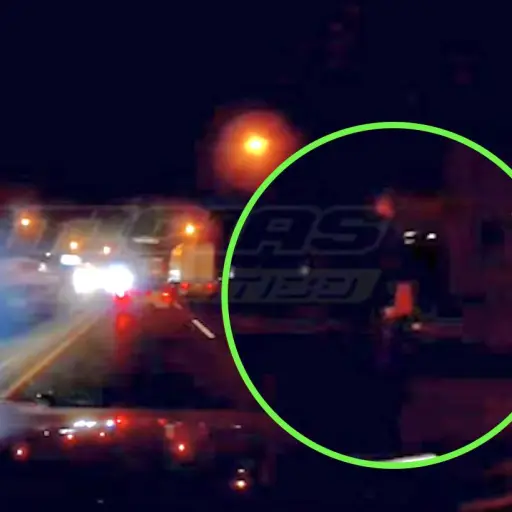 Fatal accidente de motorista en la ruta al Atlántico. ,Captura de pantalla video Facebook.