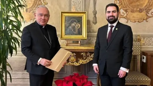 El diplomático fungió como secretario de comunicación social del presidente, Bernardo Arévalo. ,Santa Sede.