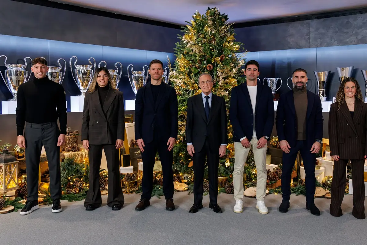 El presidente del Real Madrid, Florentino Pérez, dio un mensaje de Navidad 