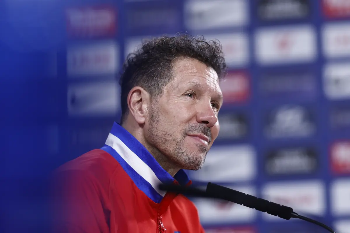 Diego Simeone, 14 años con Atlético Madrid