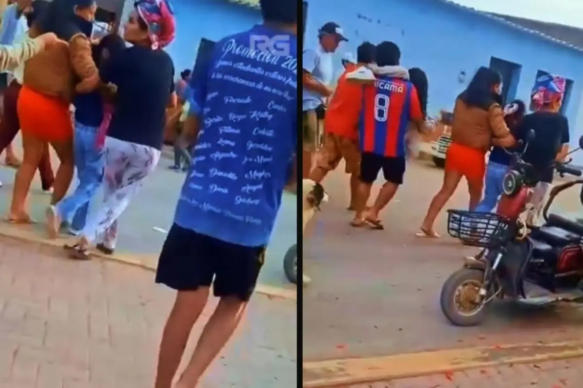 Elena Rojas Alcalde murió tras la ráfaga de balazos., Capturan de pantalla video de X.