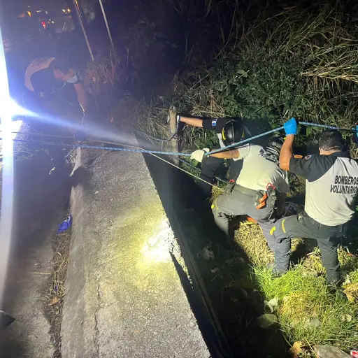El pasado sábado se localizaron cuatro cuerpos en la misma área. ,Foto Bomberos Voluntarios