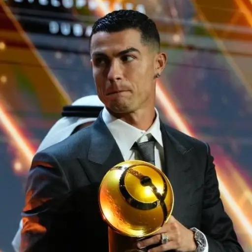 Cristiano Ronaldo durante los premios Globe Soccer 2025,