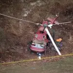 Video: Choque de dos helicópteros deja al menos un fallecidot