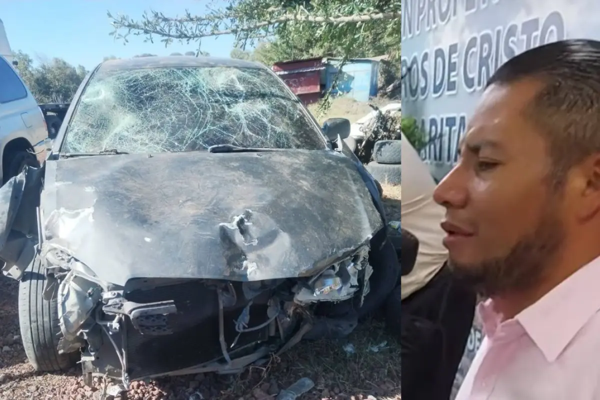 Eliseo Alvarez fue localizado sin vida en su vehículo., Captura de pantalla