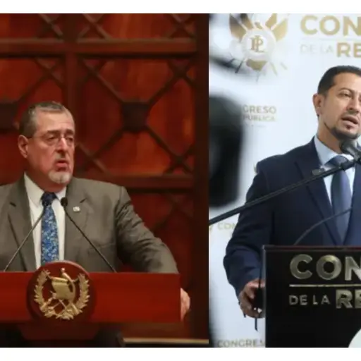 Presidentes Bernardo Arévalo y Nery Ramos. ,