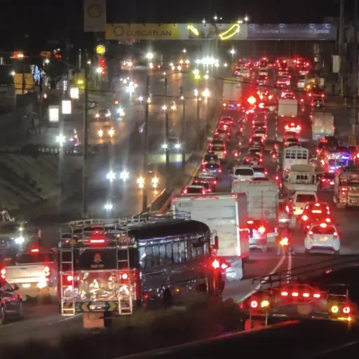 Tránsito en el sector de Villa Nueva. ,PMT de Villa Nueva