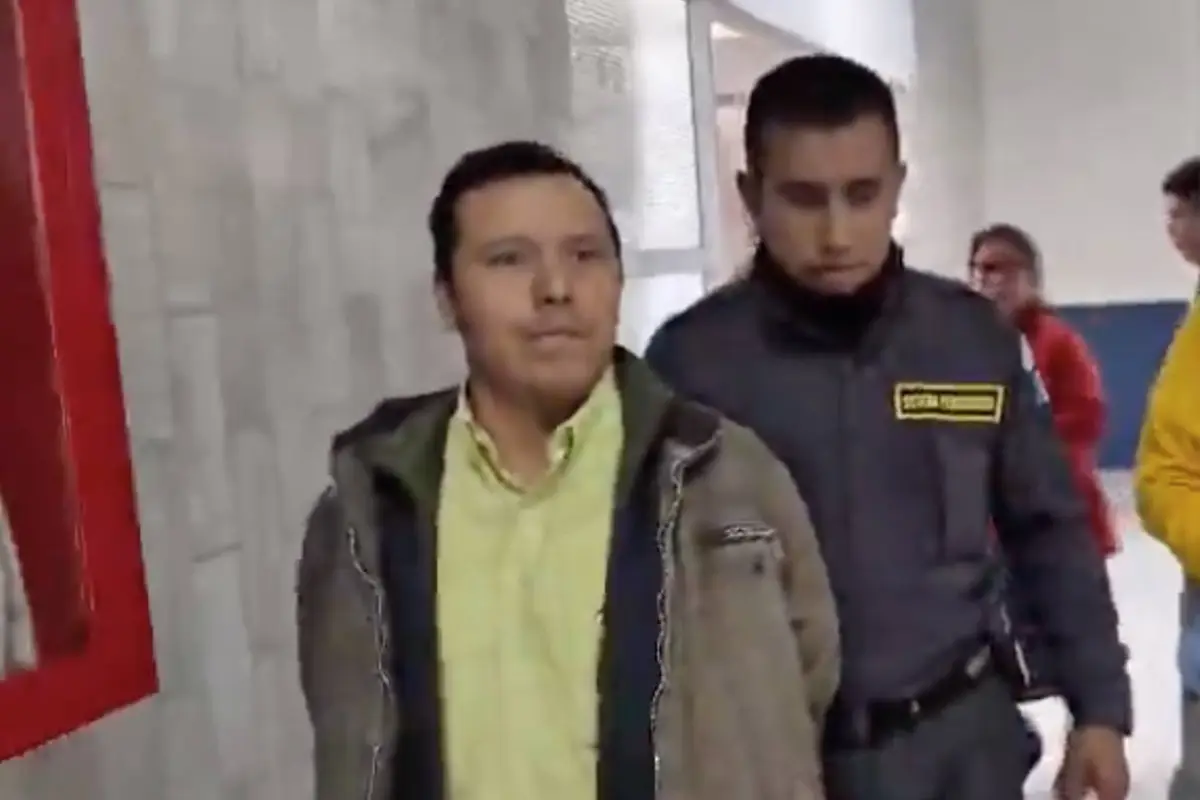 Basilio Puac, ex vicepresidente de los 48 Cantones de Totonicapán, en Torre de Tribunales., Ángel Oliva/EU