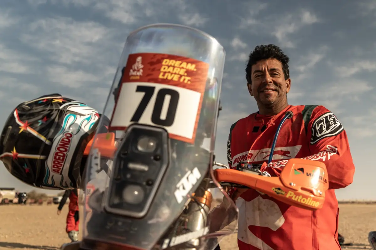 Francisco Arredondo a una etapa de culminar el Rally Dakar 2026