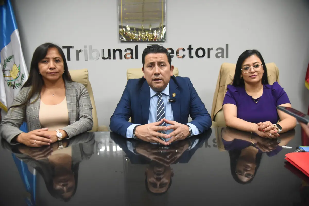 Francis Peña, presidente del Tribunal Electoral del Colegio de Abogados y Notarios de Guatemala.., Foto Omar Solís