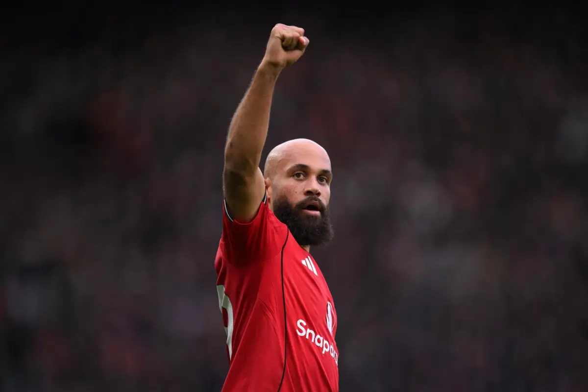 Celebración de Bryan Mbeumo ante el Manchester City - EFE