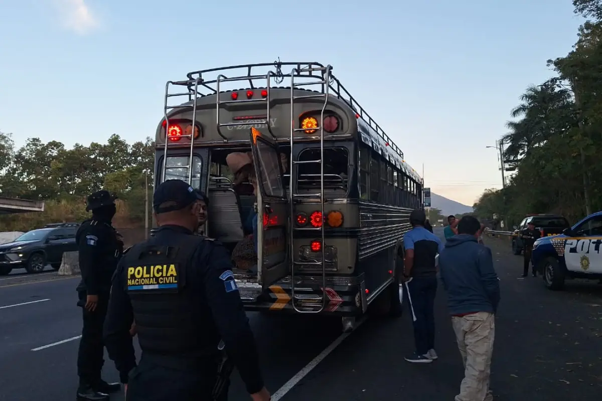 Las acciones son preventivas, por parte de la PNC., PNC de Guatemala.