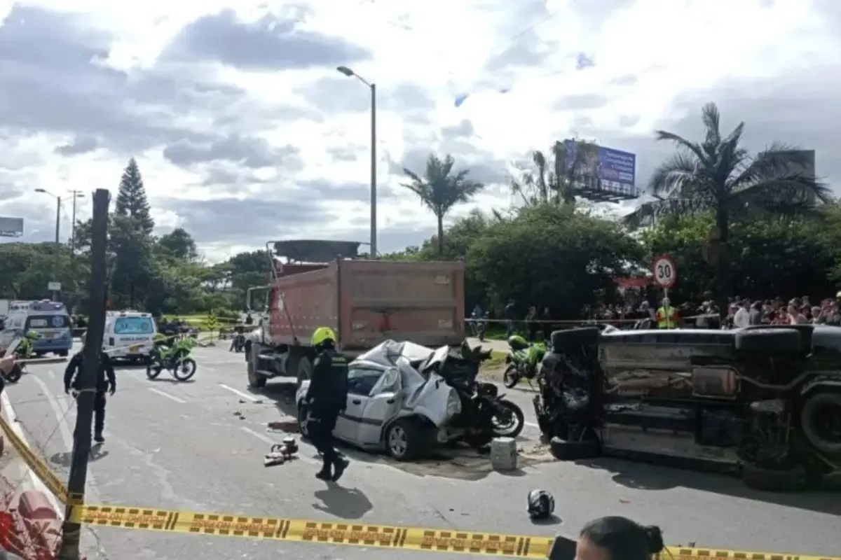 Bogotá llora a esposos que murieron en accidente mientras huían de un robo., Redes sociales.