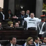 El diputado de Vamos, Carlos Calderón, señaló al presidente Bernardo Arévalo de \