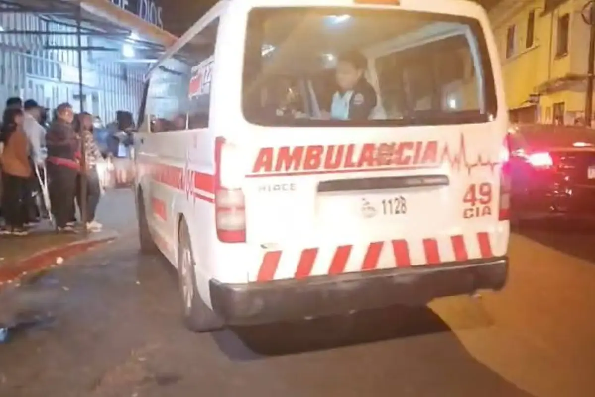 Los heridos tras el ataque en zona 7 fueron ingresados a un hospital., Bomberos Voluntarios