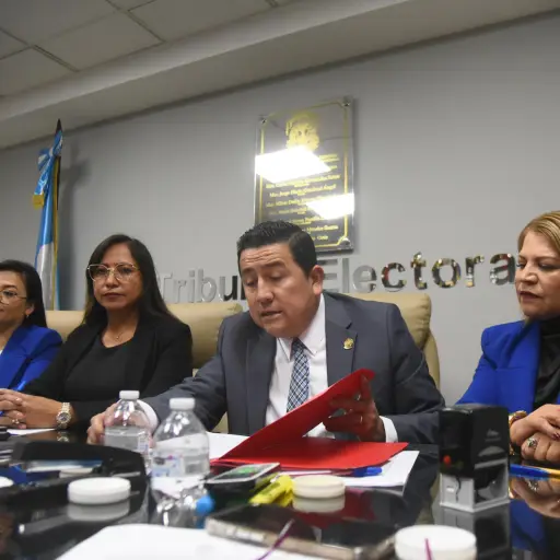 El Tribunal Electoral del Colegio de Abogados (CANG) recibe expedientes de aspirantes a magistrados de Corte de Constitucionalidad. ,Omar Solís/Emisoras Unidas