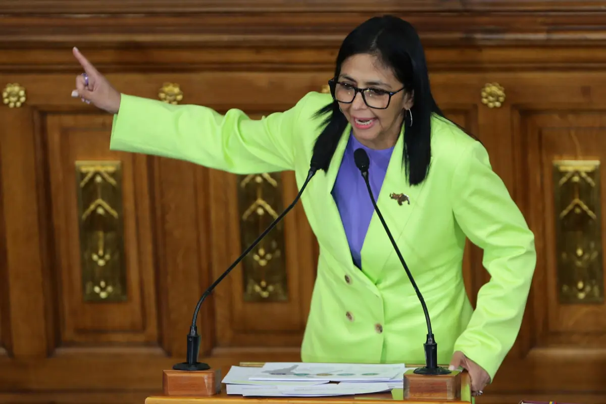 Delcy Rodríguez, presidenta encargada de Venezuela, EFE