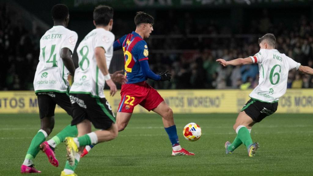 Copa del Rey: Racing de Santander vs. Barcelona  | EFE