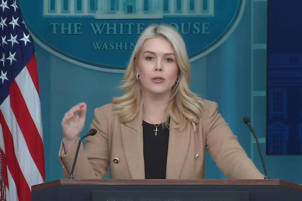 Karoline Leavitt, portavoz de la Casa Blanca, EFE