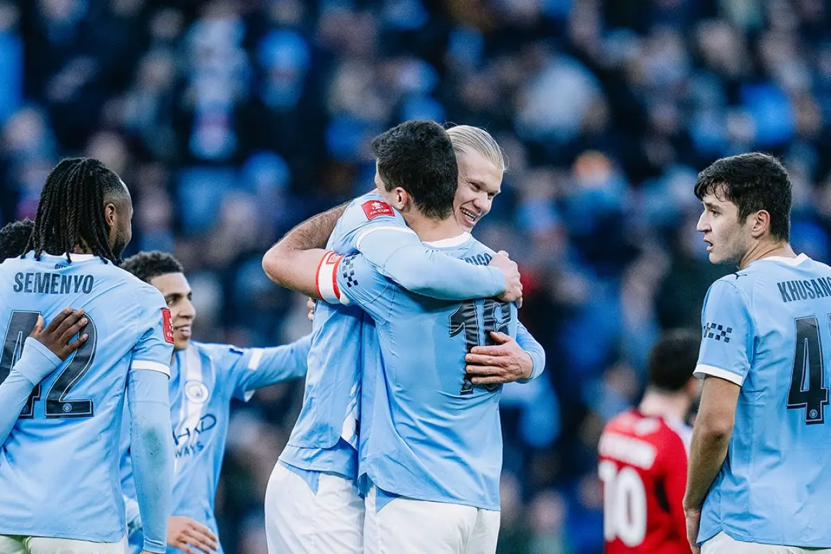 Goleada histórica del Manchester City en la FA Cup - Manchester City