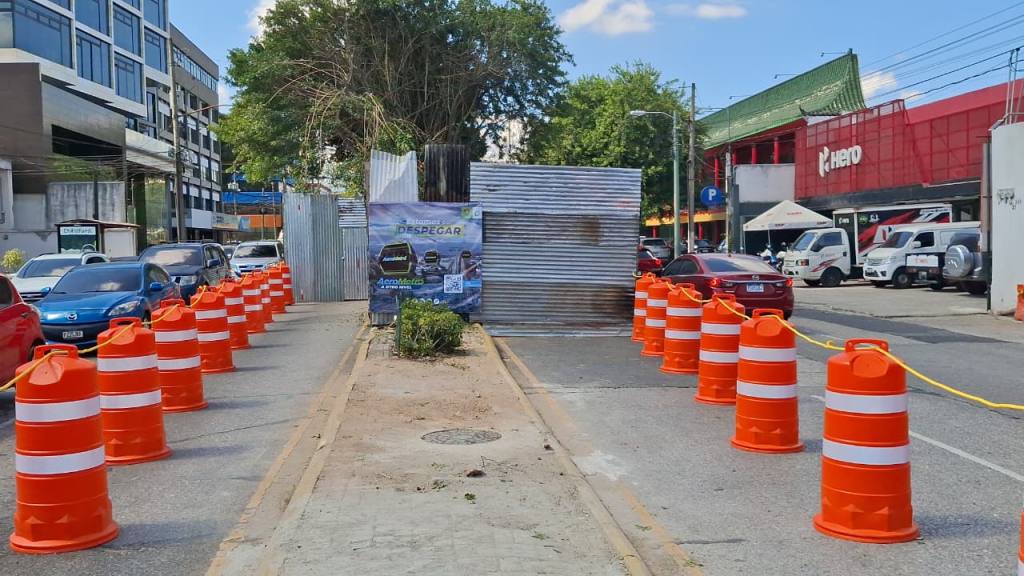 Avanzan trabajos del Aerometro en Calle Montúfar zona 9 | 