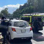 El ataque armado ocurrió en medio de un asalto en el bulevar Liberación. ,Bomberos Municipales.