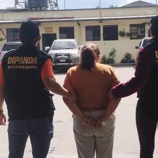 La señalada fue detenida en la zona 1 de Chimalternango. ,PNC de Guatemala 